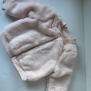 Cat & Jack Target furry pink jacket 12m
